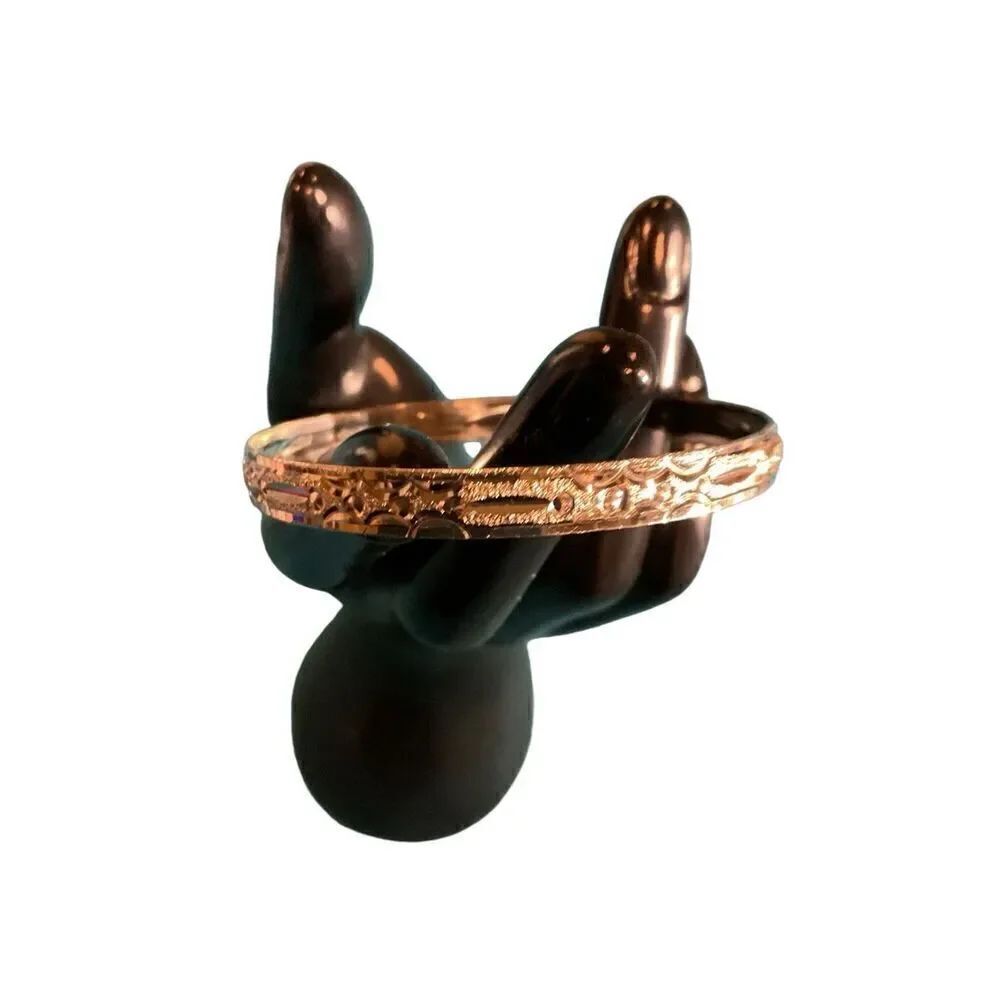 Silver Bangle Bracelet - Picture 2 of 14